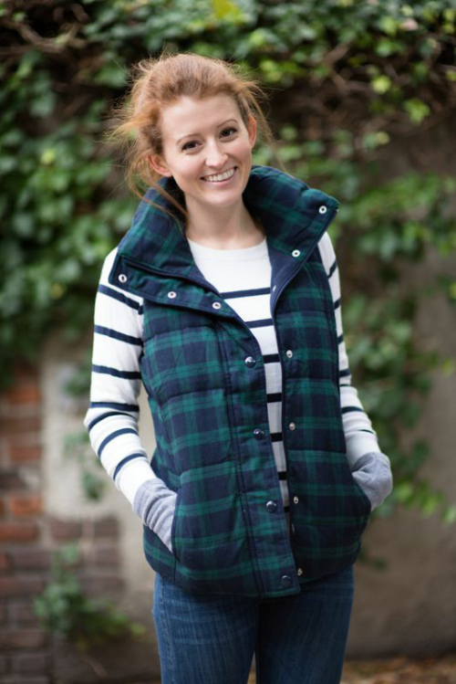 OUTFIT: OLD NAVY PLAID VEST