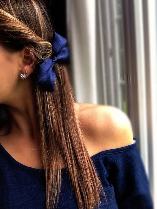 hair bow twist