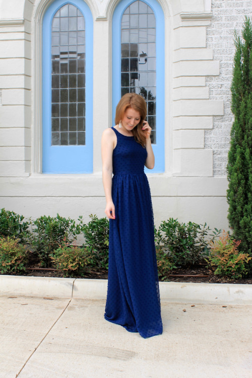 SWISS DOT MAXI DRESS Design Darling