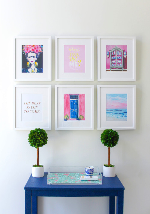 OFFICE GALLERY WALL WITH FRAMEBRIDGE Design Darling
