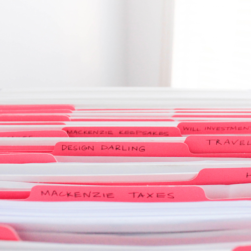 HOW TO ORGANIZE YOUR FILES AT HOME Design Darling