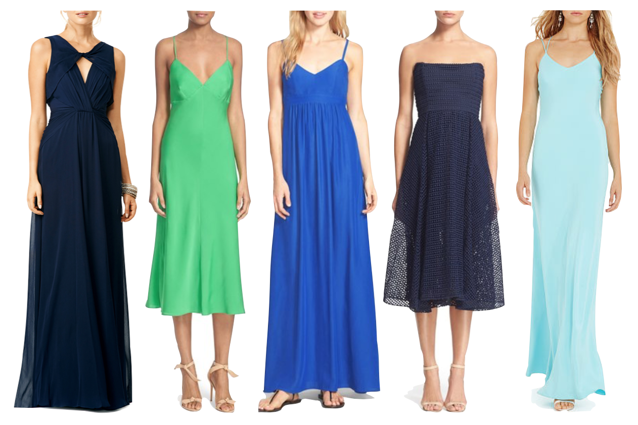 long dresses to wear as a wedding guest