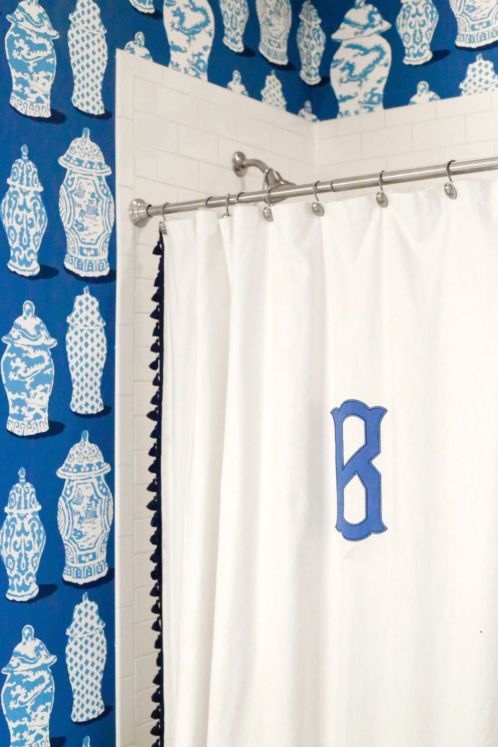 design-darling-dallas-home-tour-monogrammed-shower-curtain-dana-gibson-ging...