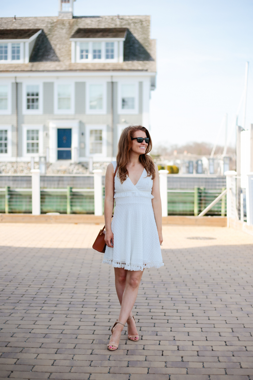 LITTLE WHITE TASSEL DRESS Design Darling