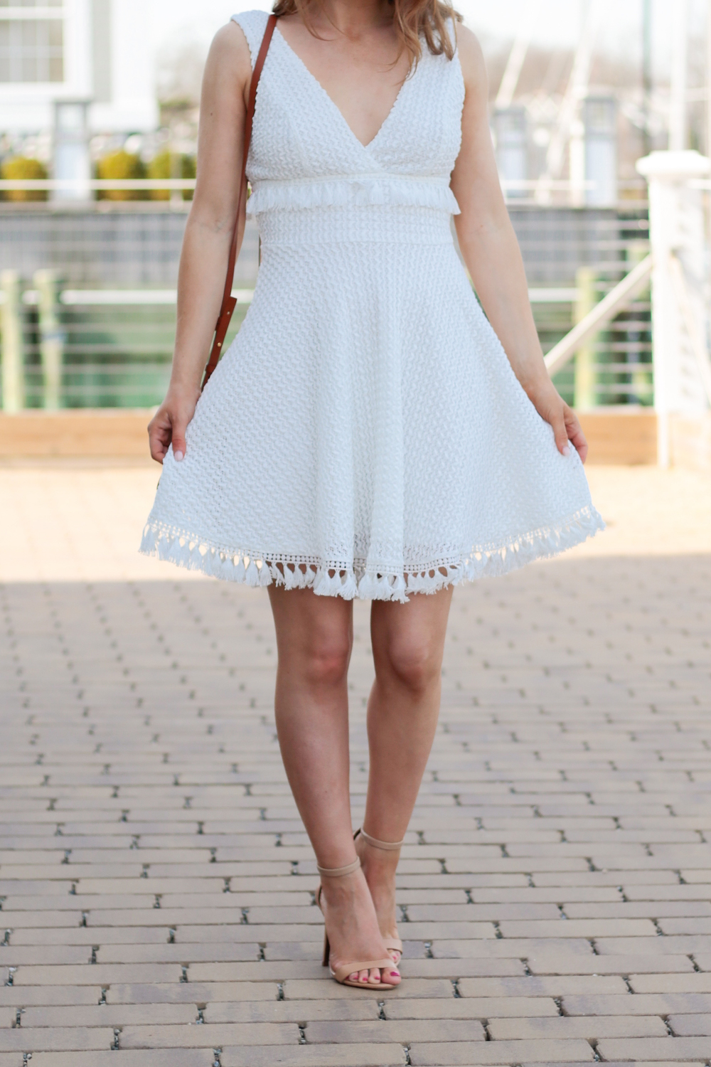 LITTLE WHITE TASSEL DRESS Design Darling
