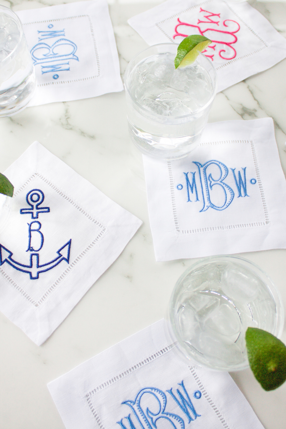 THE CUTEST MONOGRAMMED COCKTAIL NAPKINS ON ETSY Design Darling