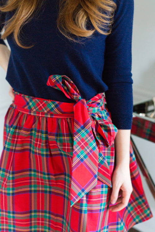 vineyard vines red plaid dress