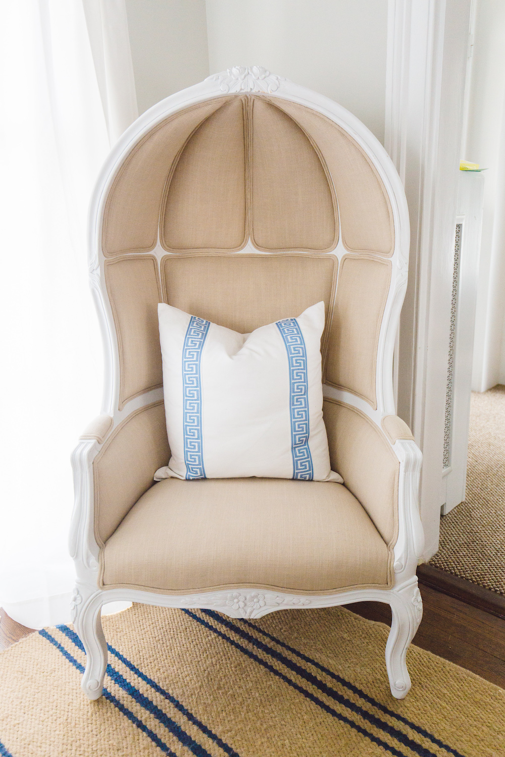 REUPHOLSTERING MY BIRDCAGE CHAIR Design Darling