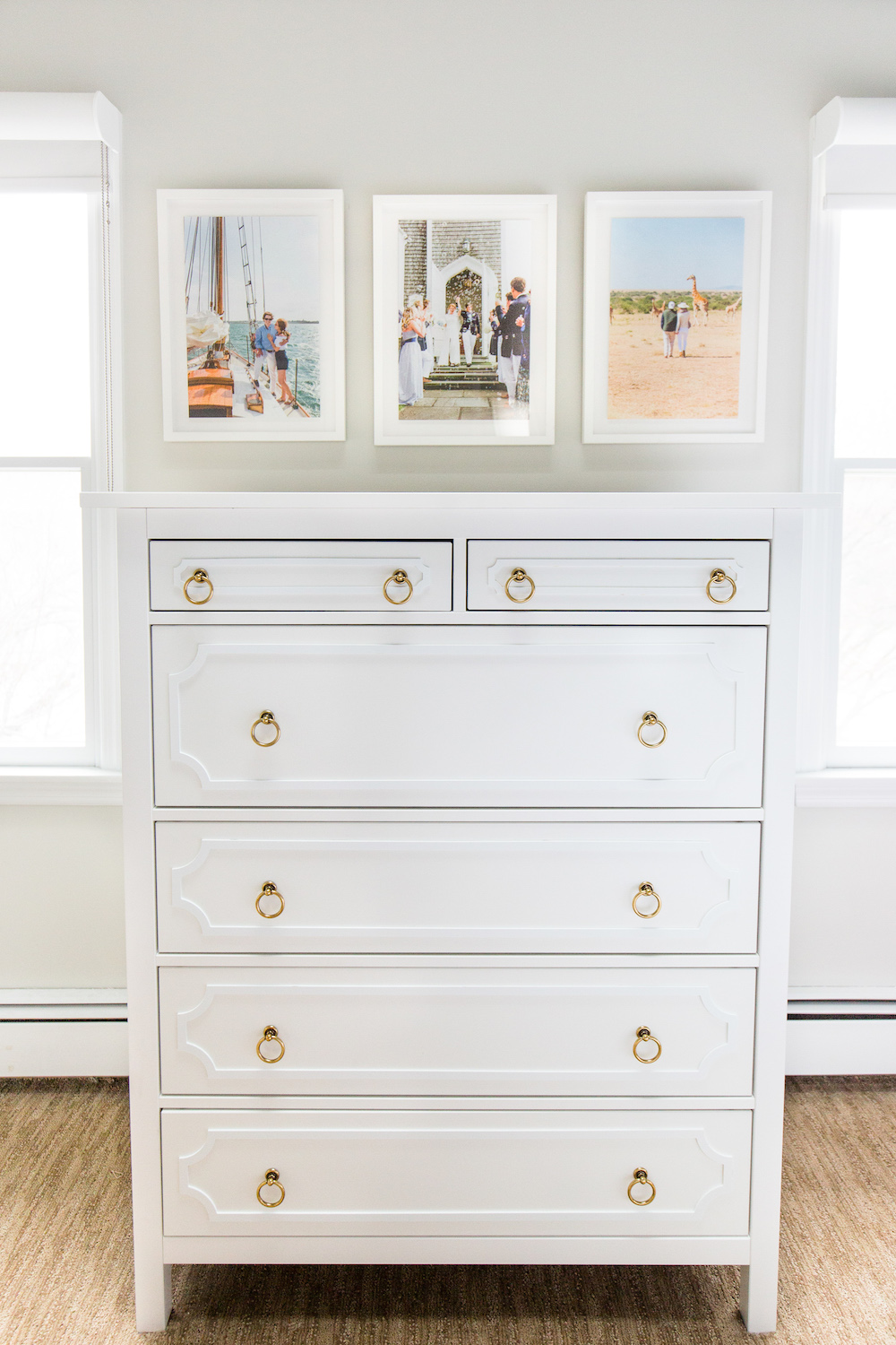 ikea hemnes dresser before and after