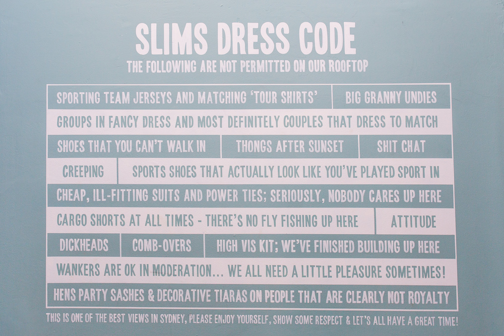 slim's sydney dress code on design darling Design Darling