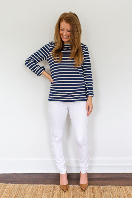 white maternity jeans skinny