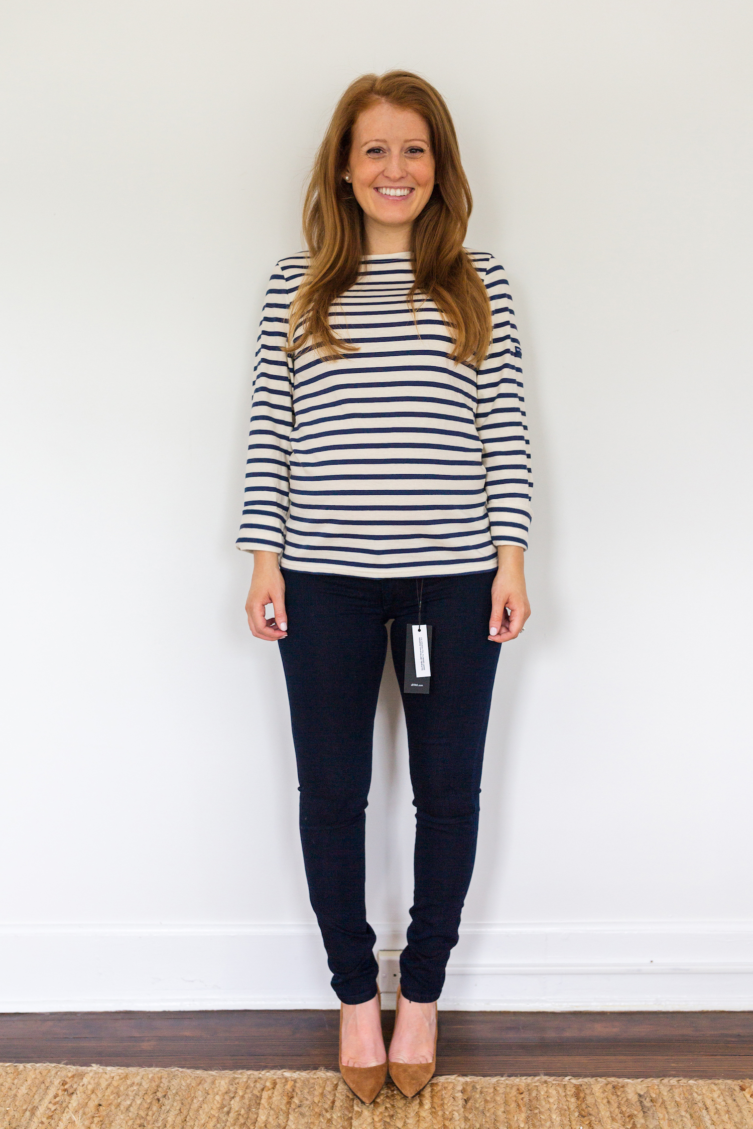 maternity jeans review DL1961 Emma skinny maternity jeans in Flatiron 1