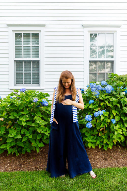 design darling maternity jumpsuit Rachel Pally Gauze Hugo Jumpsuit