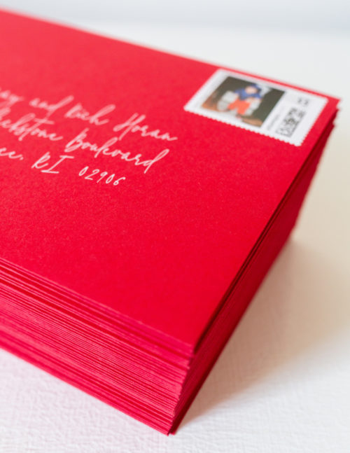 minted red envelopes on design darling