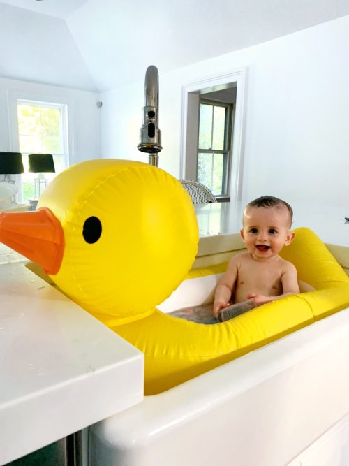munchkin white hot inflatable duck tub