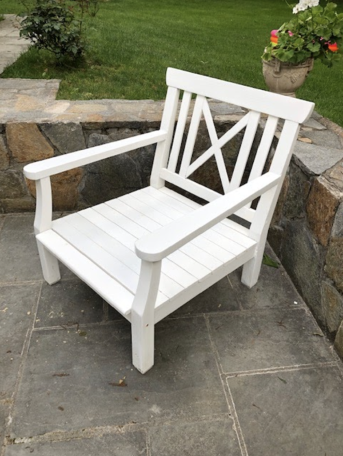 restoring outdoor chair after