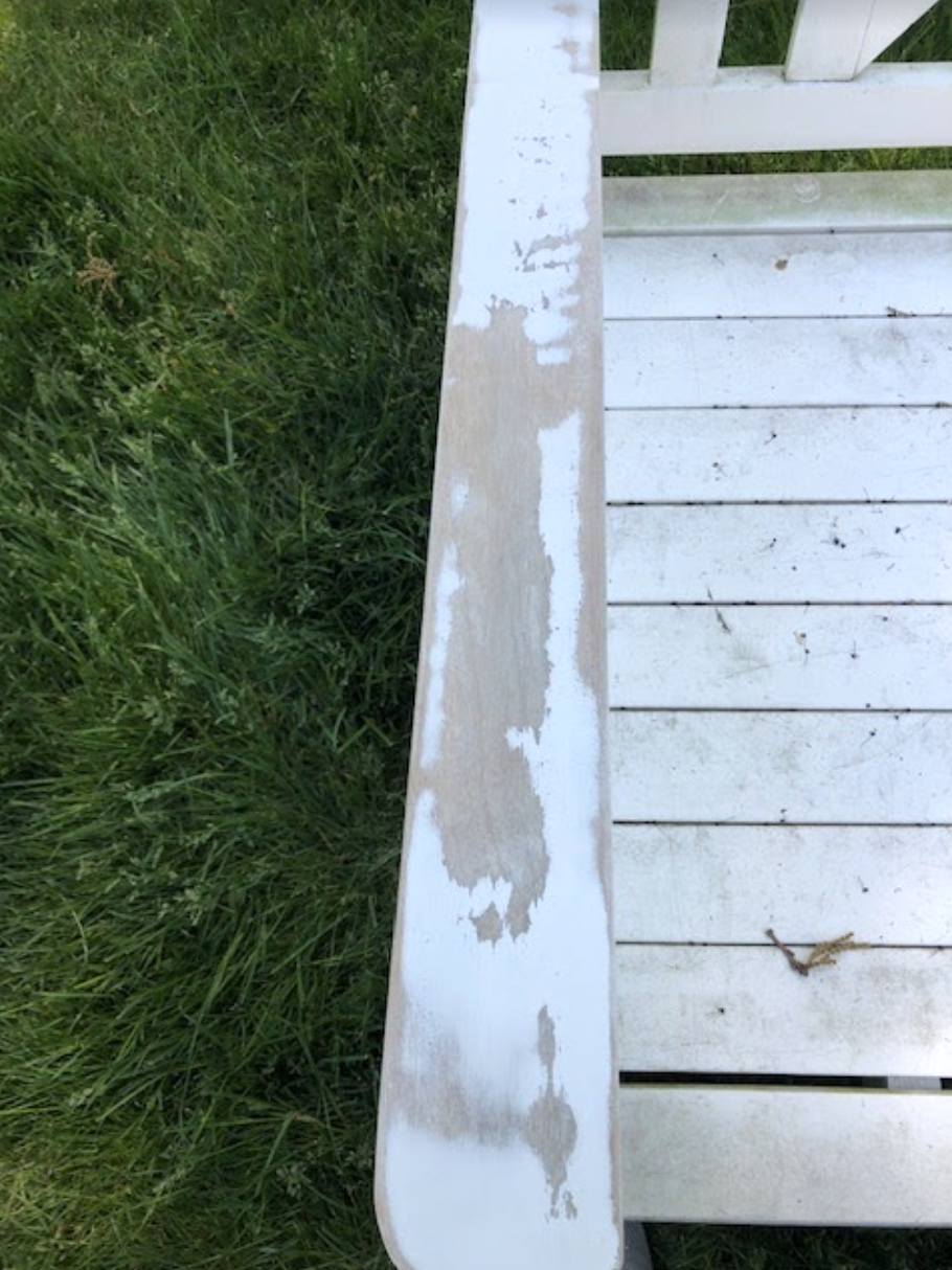 restoring peeling outdoor furniture 2 Design Darling