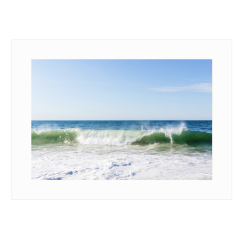 Surfside Beach Waves Framed print