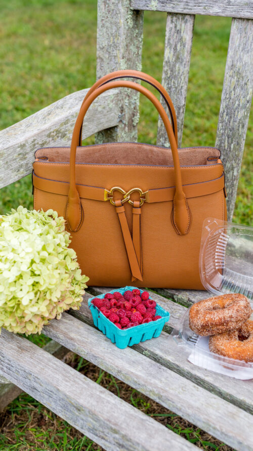kate spade new york toujours large satchel warm gingerbread