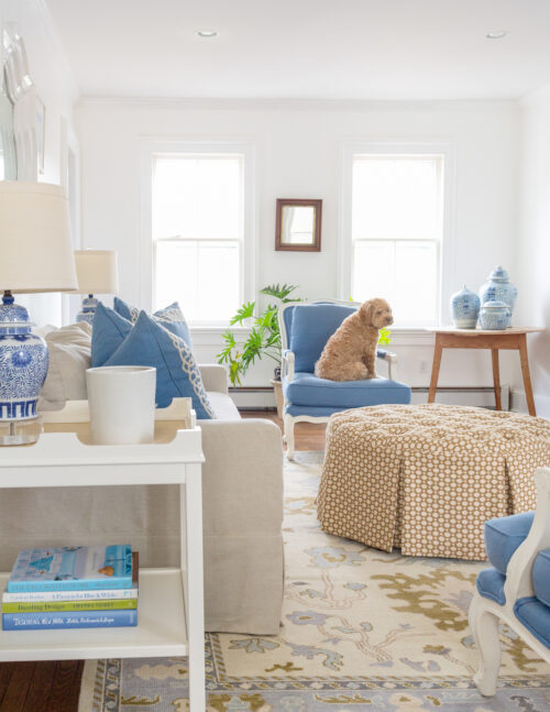 loom & co dean oushak rug in design darling living room