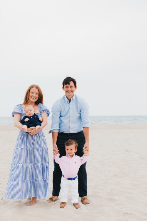 family photos on the beach nantucket 