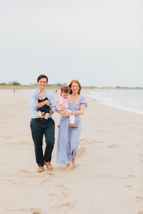 family photos on the beach nantucket 