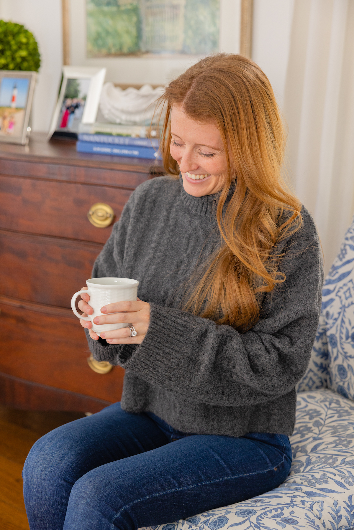 open edit turtleneck sweater grey medium charcoal heather