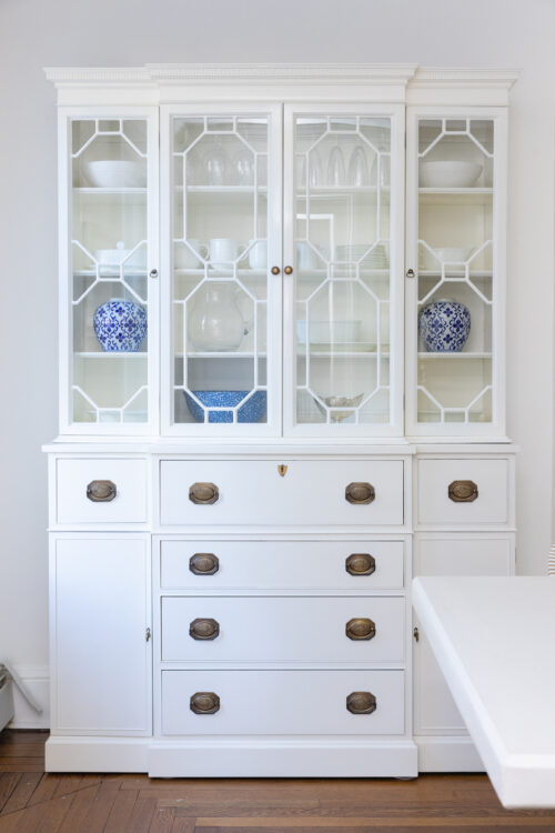 china cabinet makeover before and after