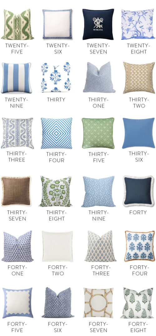 Designer Fabric Throw Pillow Roundup Design Darling