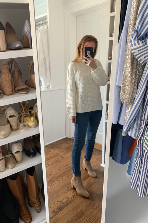 Tyler Boe sweater - THREE RECENT OUTFITS