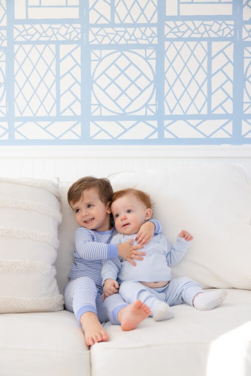 design darling playroom lake pajamas kissy kissy blue and white stripe | MY PLAYROOM ORGANIZATION IDEAS