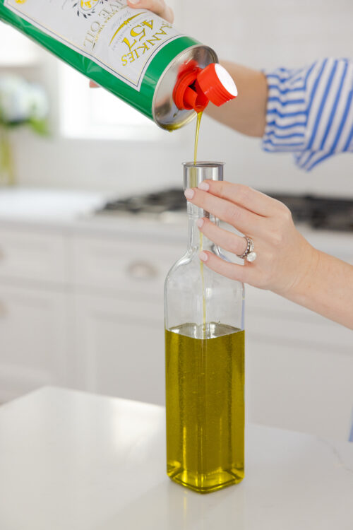 clear olive oil dispenser