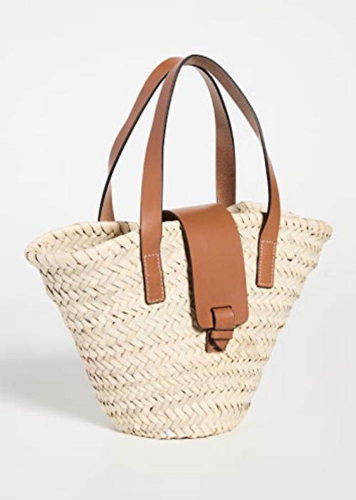 wicker bags for spring and summer - Caterina Bertini straw tote bag