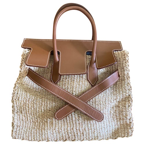 wicker bags for spring and summer | Dans La Main seagrass Kelly bag