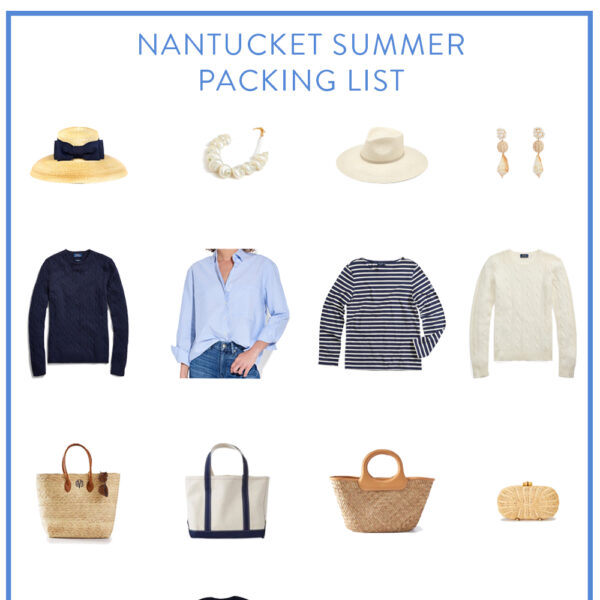 nantucket summer packing list
