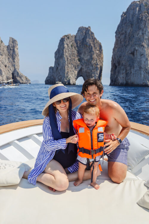 traveling to italy with toddlers boat charter in capri